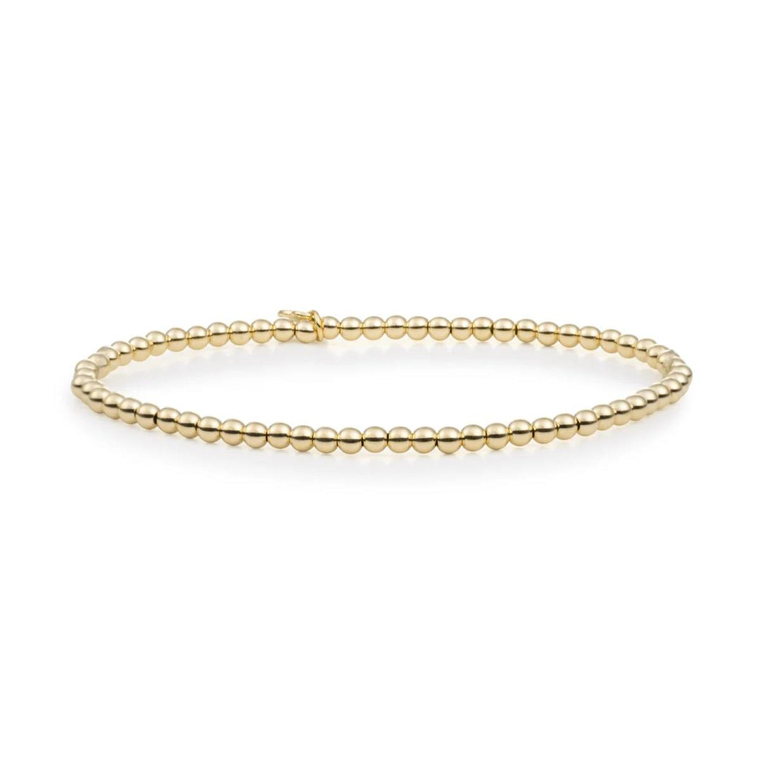 Sparkling jewels Bracelet | Gold plated Saturn Small - 3mm SB-G-3MM-ADD