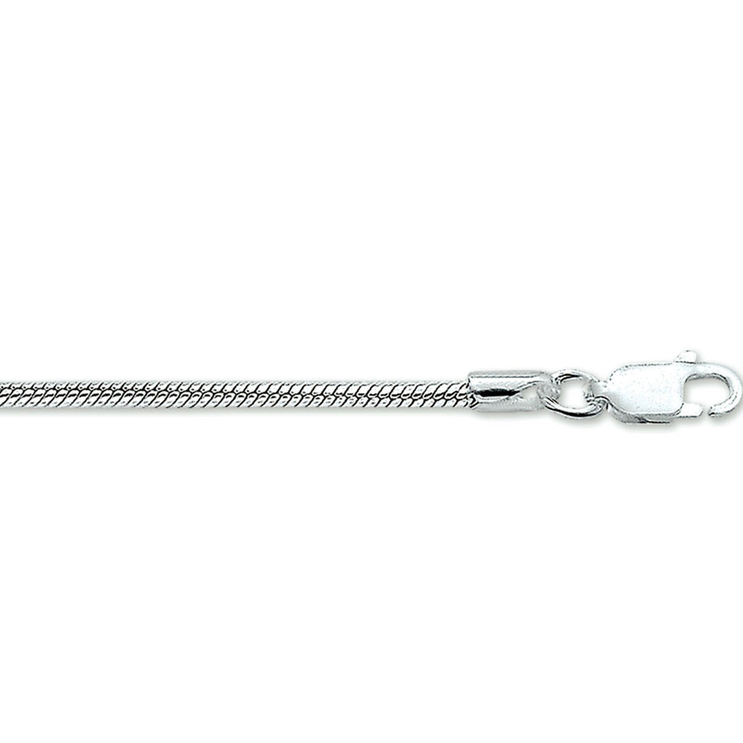 Zilveren Slangencollier 42 cm x 2 mm
