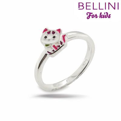 Zilveren kinderring poes 579.061.44