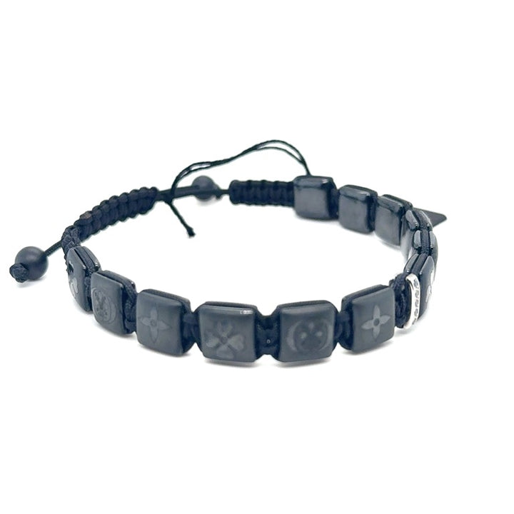 18 kt Orotech Bracelet Ceramic Brown Diamond 0.05ct B15-52NHK