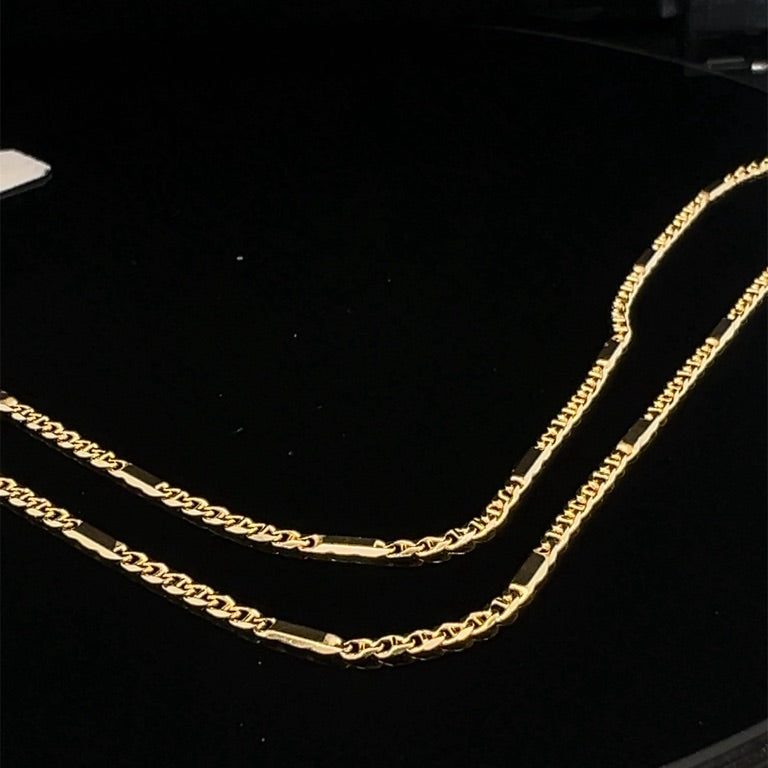 14 kt fantasie schakel 45 cm valkenoog