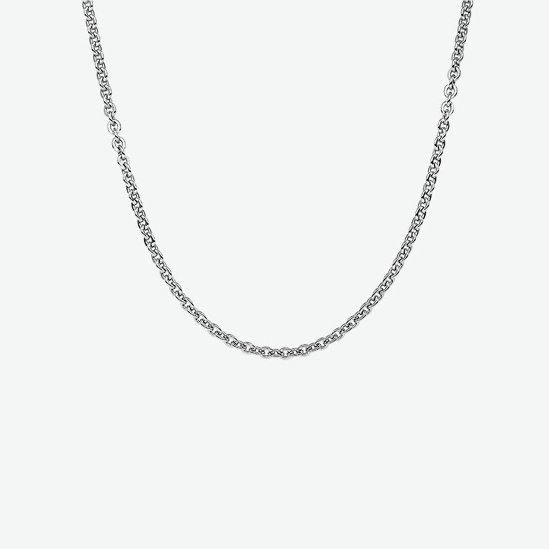 zilveren lengtecollier anker 1.4 mm 42 cm