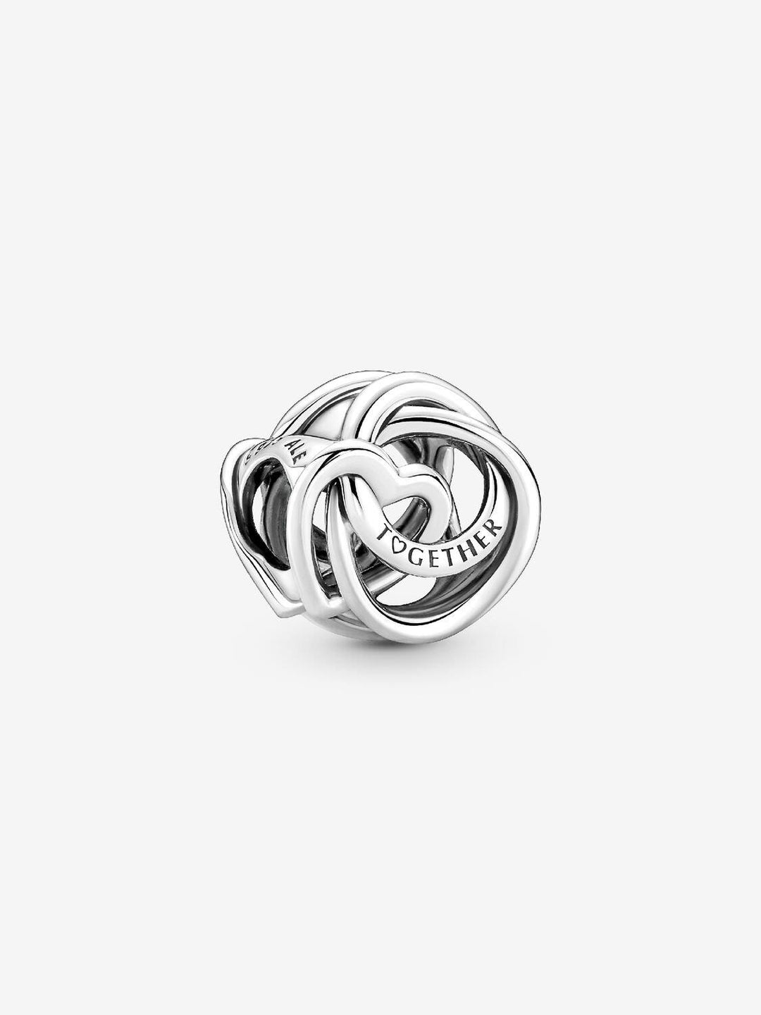Encircled heart sterling silver 791507C00