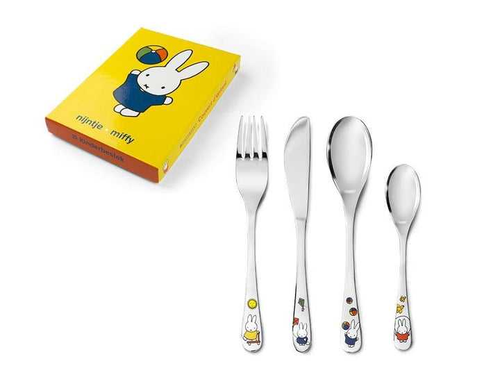 Kinderbestek 4-delig nijntje vriendjes, 6842070