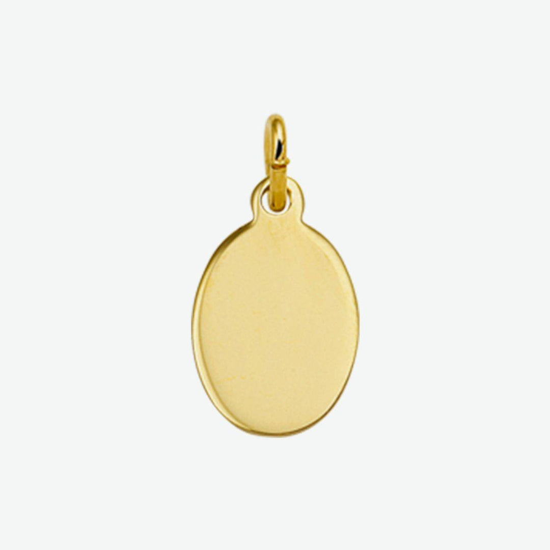 14 kt hanger ggd ovaal 7,5 x 9,5mm