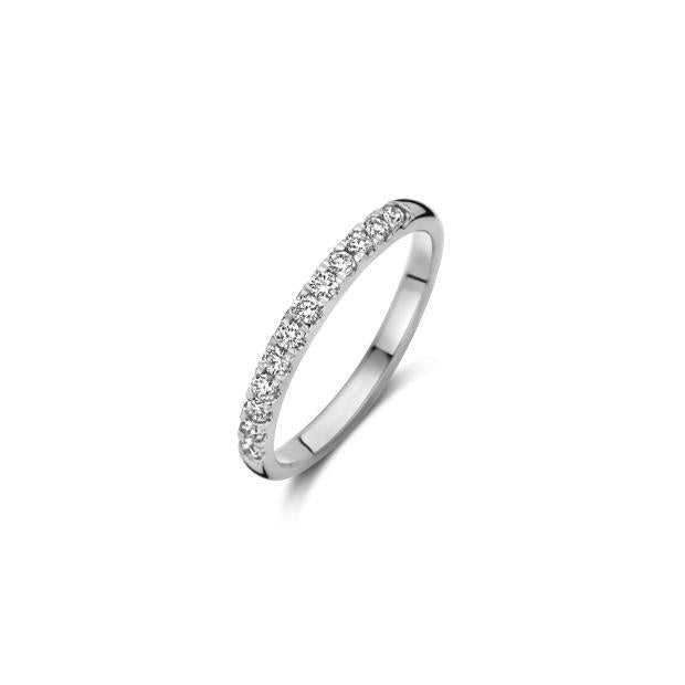 Blush Lab Grown Ring LG1013W in 14 Kt Witgoud met Lab Grown Diamant