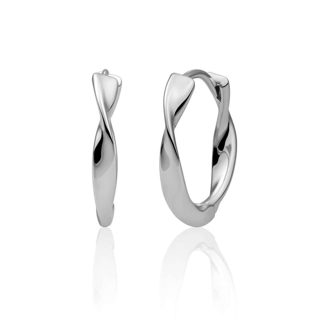 Earrings | Fuse Huggies - Silver EAS28
