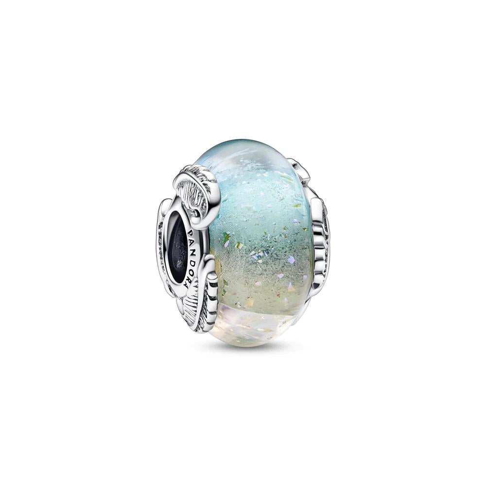 792577C00 Multicolour Murano Glass Feather Charm