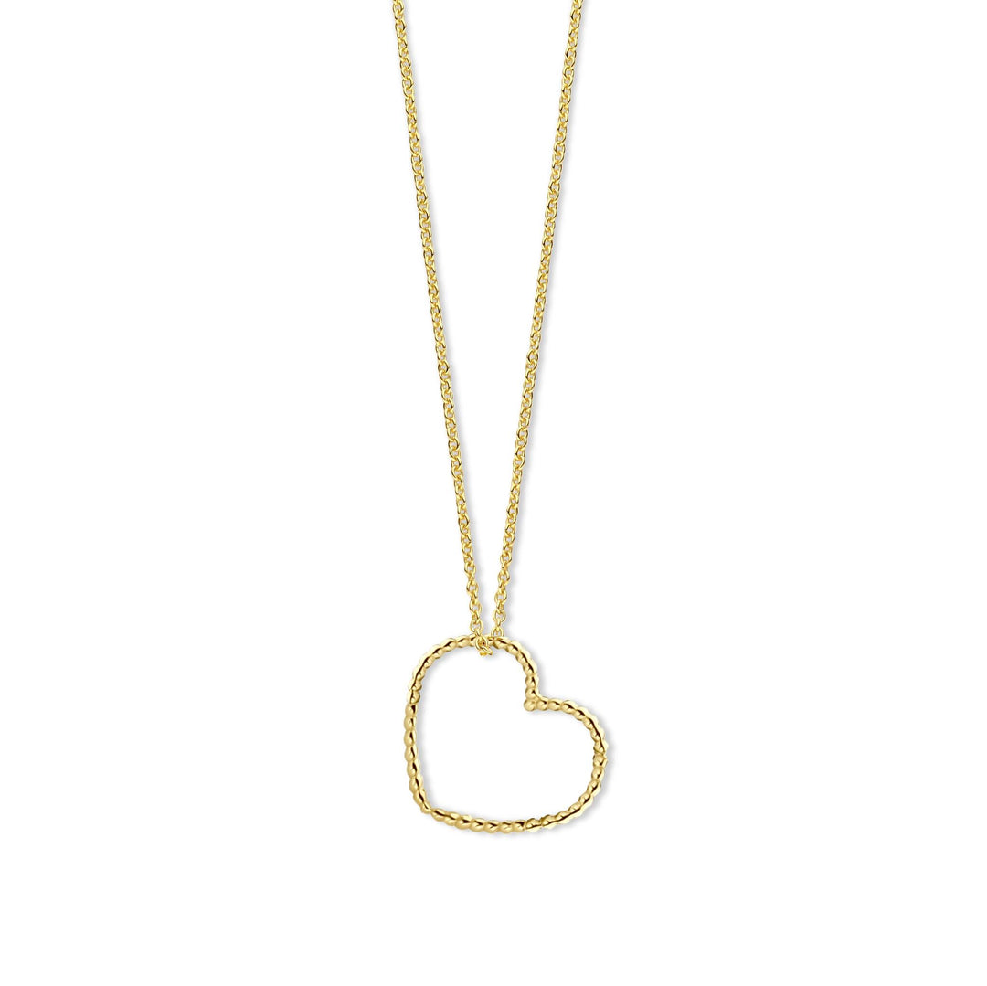 Vintage Necklace Heart Big