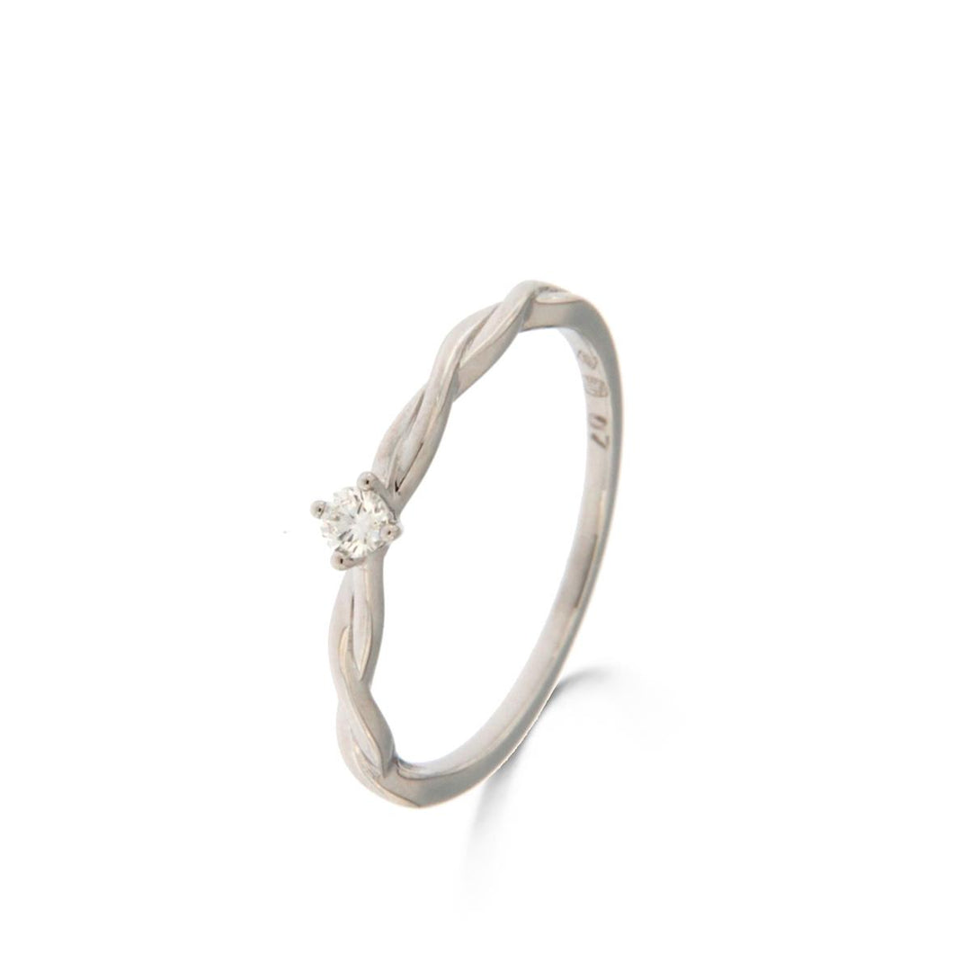 18 kt ring solitaire 91IZ26A