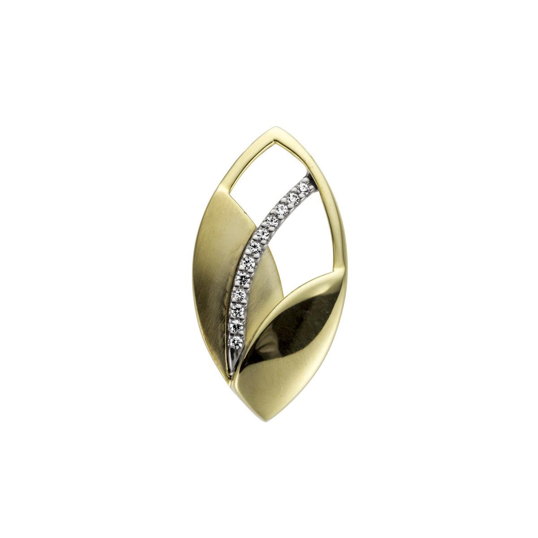 18 kt hanger diamant 005ct G SI