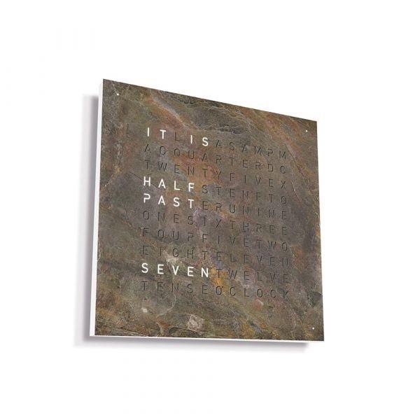 QLOCKTWO Earth Creator's Edition Glintscape 45 x 45 cm FCNLGS