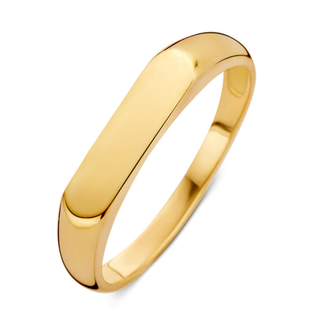 14 kt T-bar ring geelgoud RM106717-56