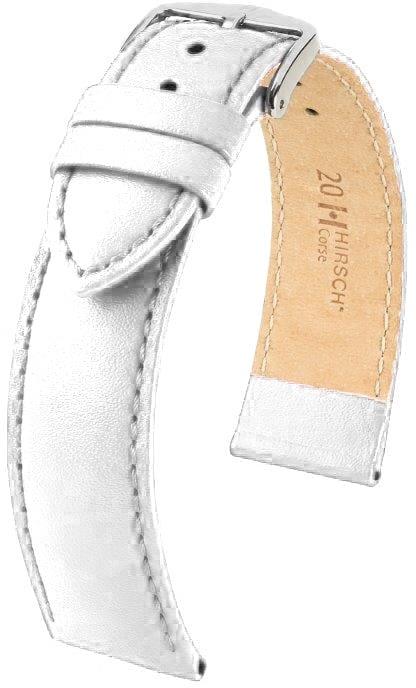 HIRSCH CORSE L NQR WHITE LEATHER FIBERS 20/18MM