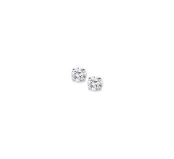 oorsteker solitaire 5 mm zirkonia