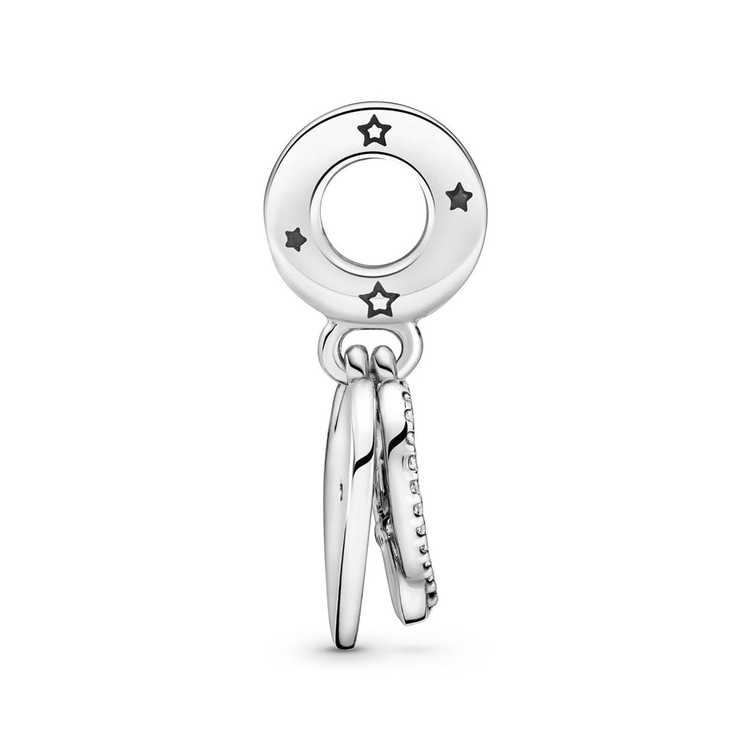 Cats and heart sterling silver 799546C01