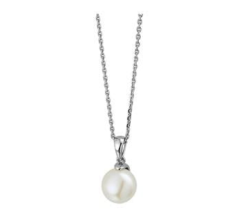 Zilveren collier met zoetwaterparel – elegantie in zijn puurste vorm