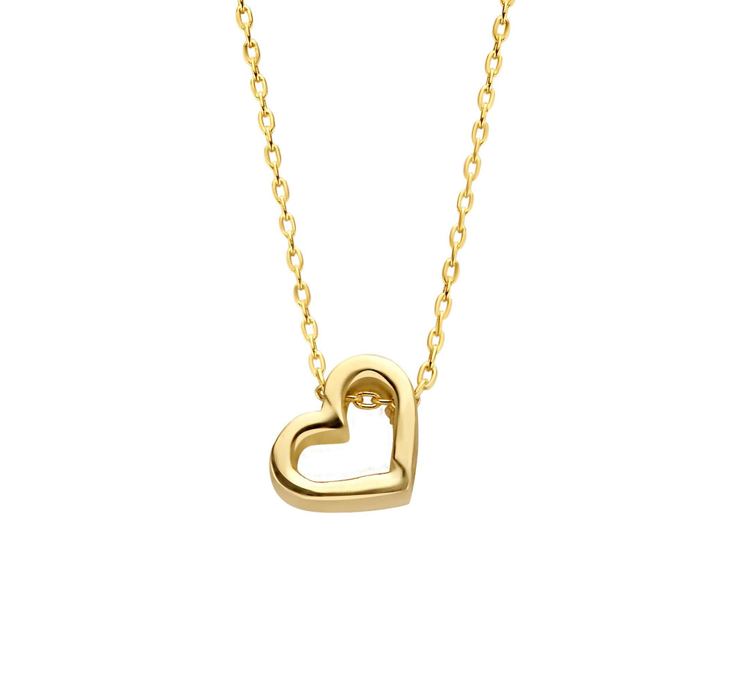 Capital Necklace Open Heart