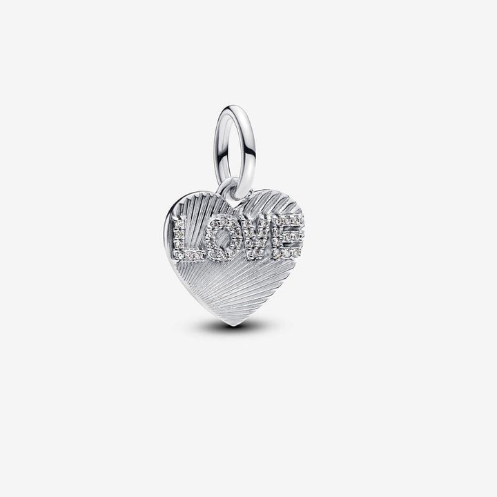 Pandora Hangende bedel met graveerbaar love-hart 793604C0