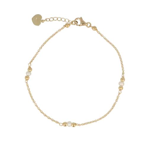 Monzario Oro Bracelet 1195A GEEL Parel