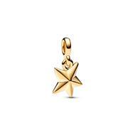 Star 14k gold-plated mini dang
