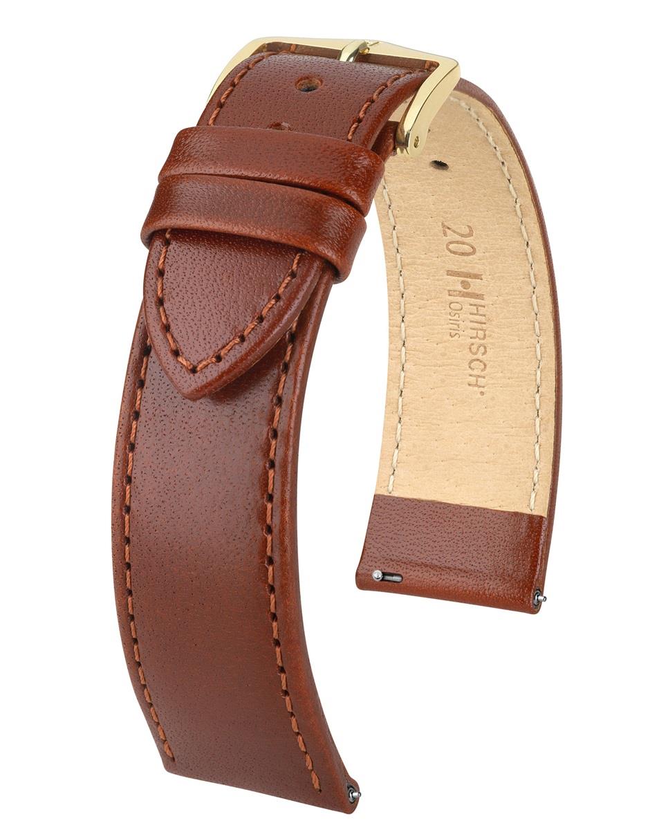 HIRSCH OSIRIS M MID BROWN SHINY CALF 16/14MM