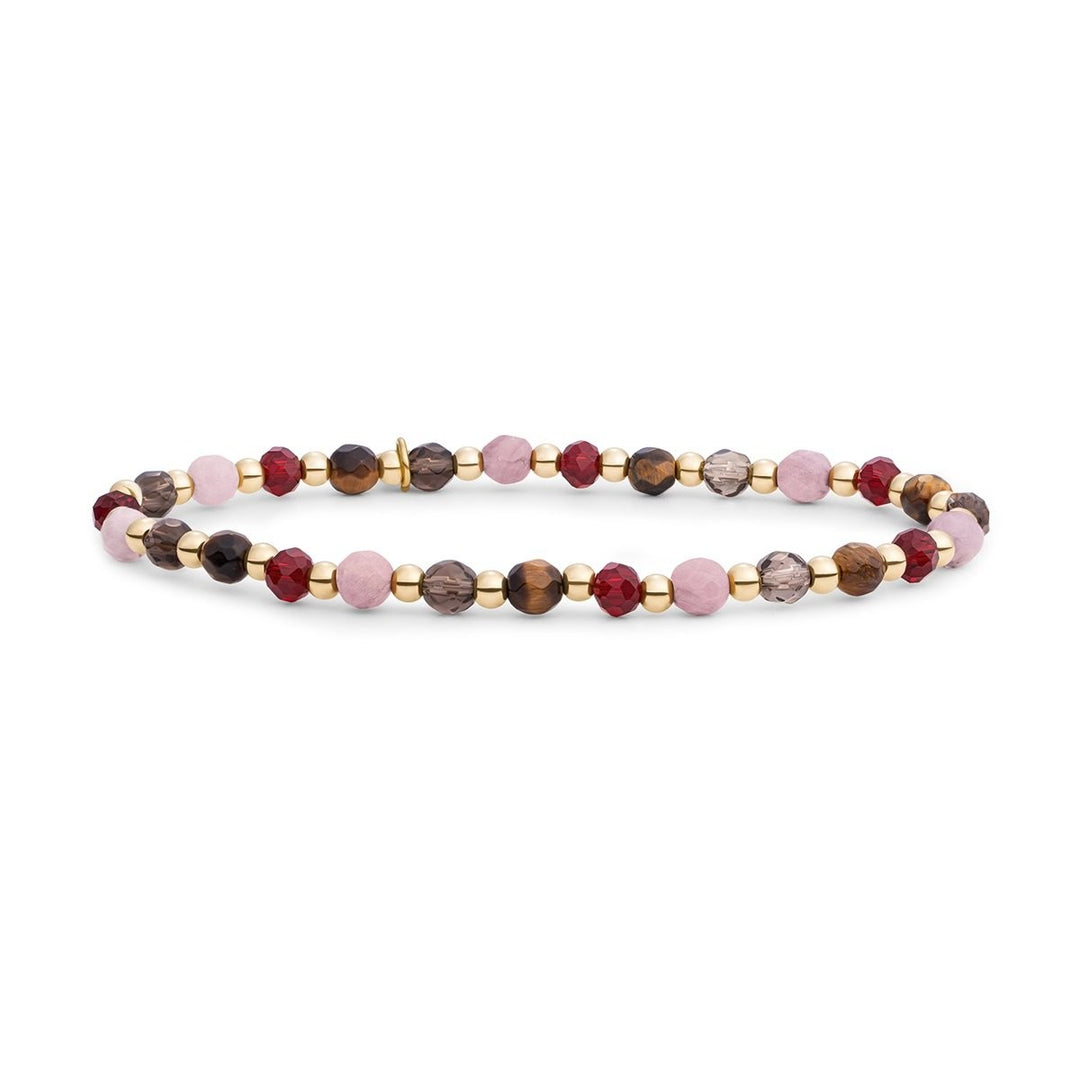 Sparkling Jewels Interstellar Armband Multi Gem – Gold – 3 mm – SBG-MULTI02-3MM-MIX