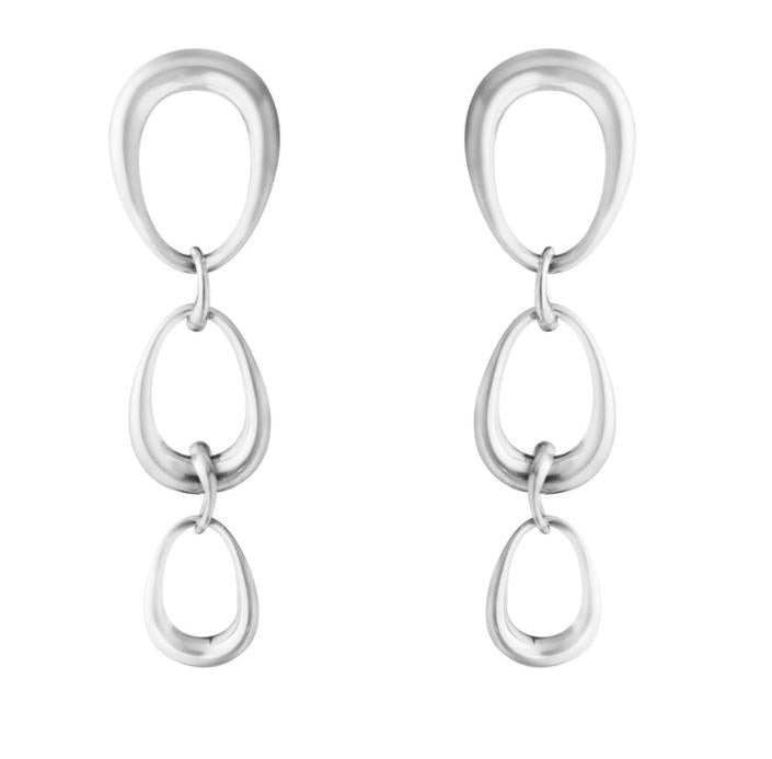 925 sterling 3 loops earring