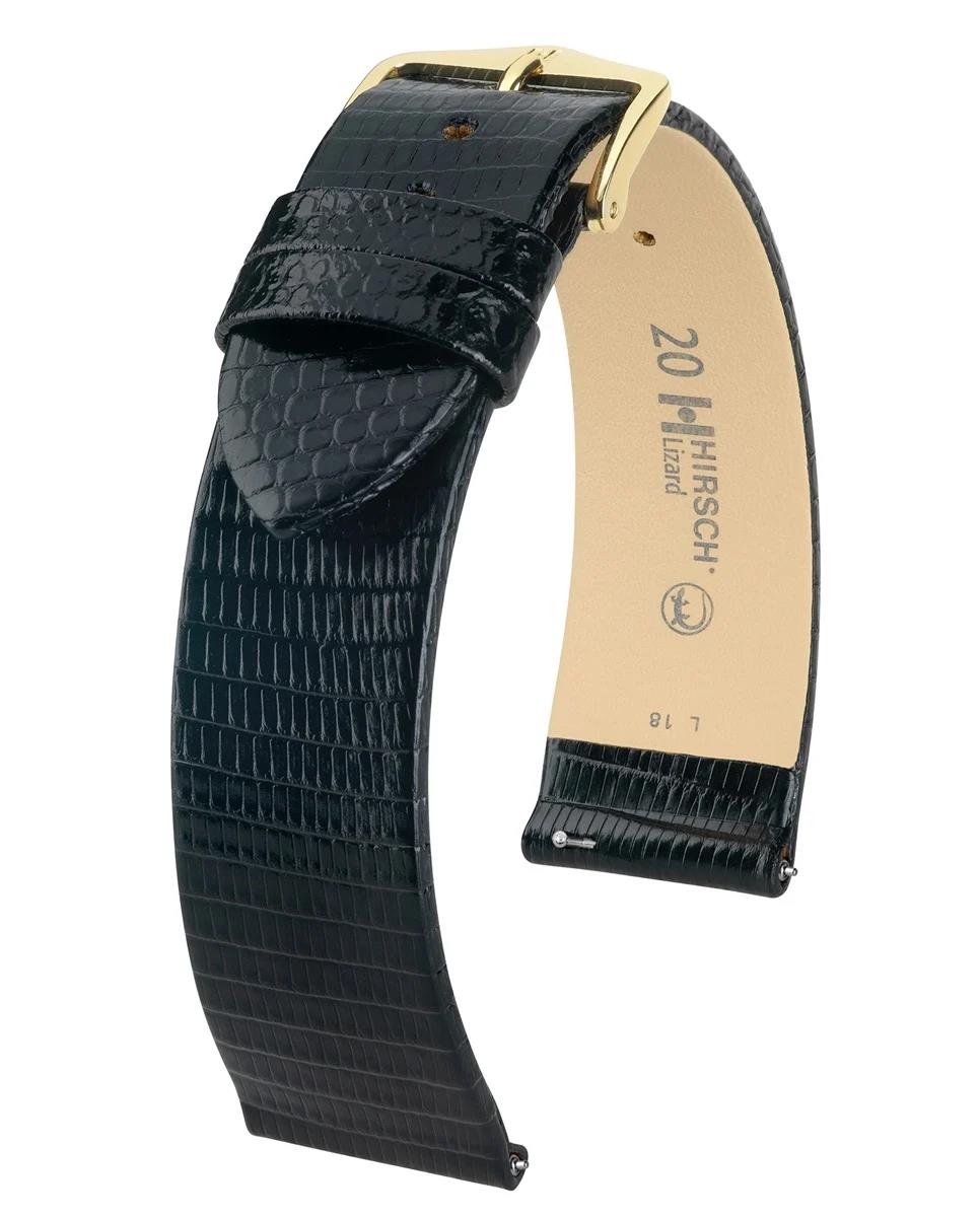 HIRSCH LIZARD L BLACK SHINY LIZARD 18/16MM