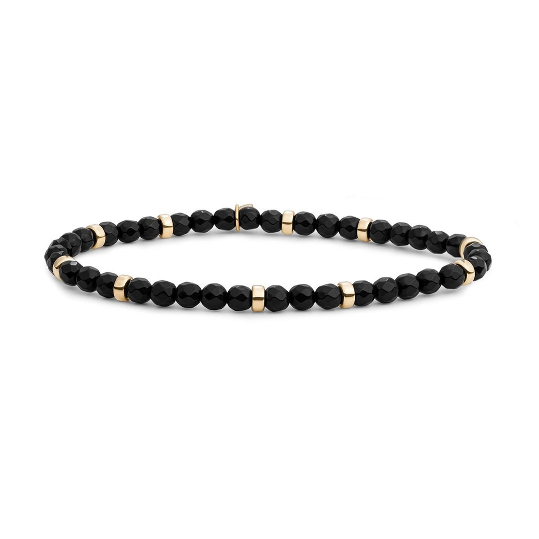 Sparkling Jewels Roundel Interstellar Armband Onyx – SBG-GEM07-MIX-RDL