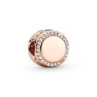 Engravable Pandora Rose charm 788747C01