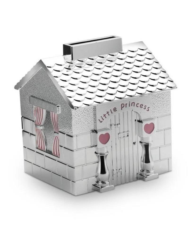 spaarpot verzilverd prinses huis WG-06315