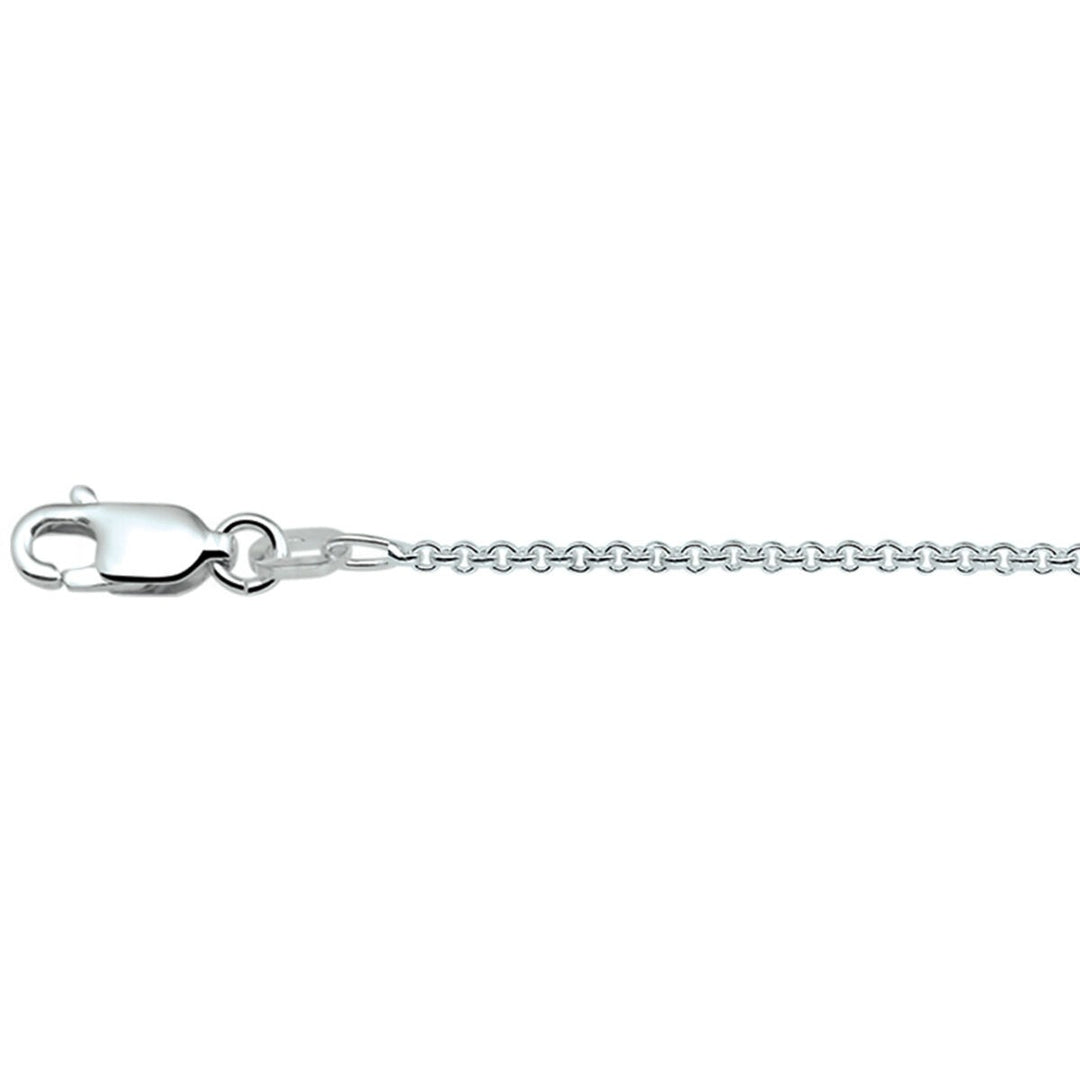 Zilveren collier 45 cm 1.5 mm anker