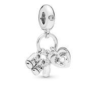 Baby Bottle en Shoes Hangende Bedel 798106CZ