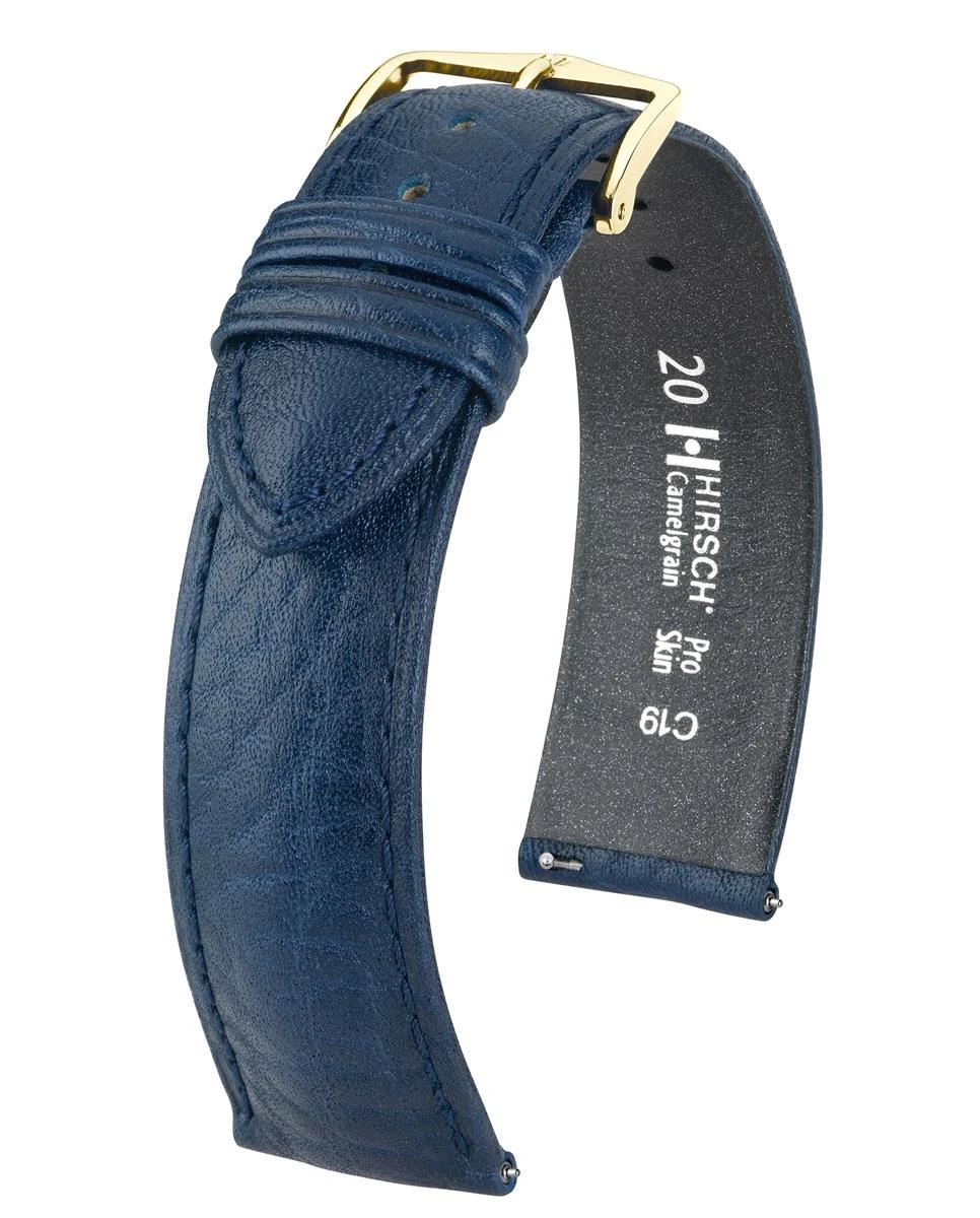 HIRSCH CAMELGRAIN L BLUE CALF 18/16MM