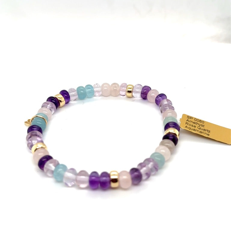 Y&G edelstenen armband | SP0060 Amethyst