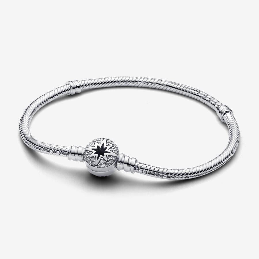 Pandora Slangenschakelarmband met sluiting met poolster 593584C01-20
