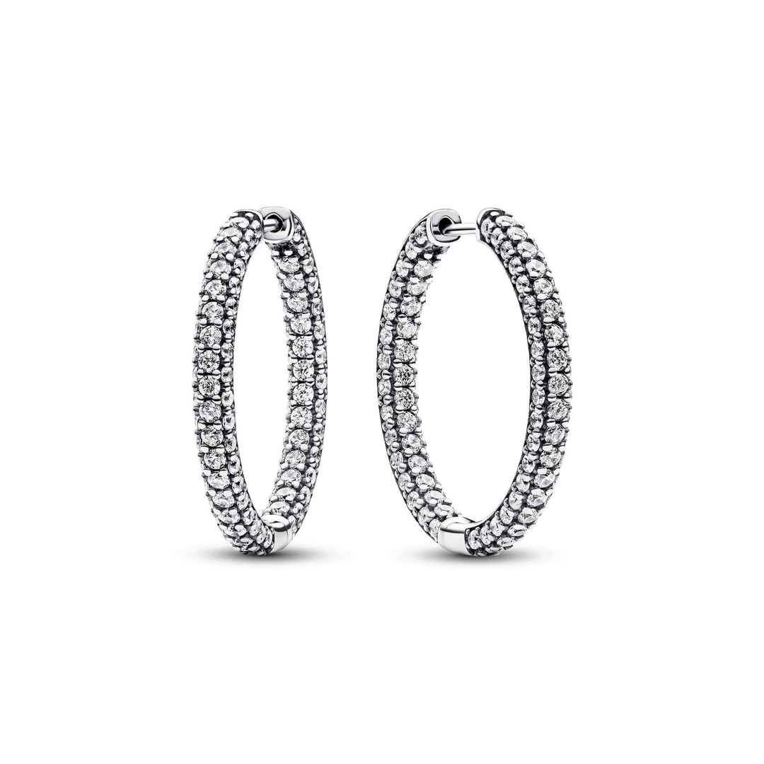 Pandora Timeless zilveren oorringen met zirkonia 293016C01