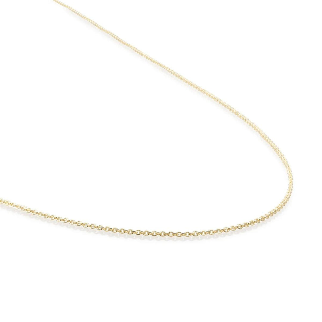 Anchor chain gold plated - Silver - 50cm SNGM050