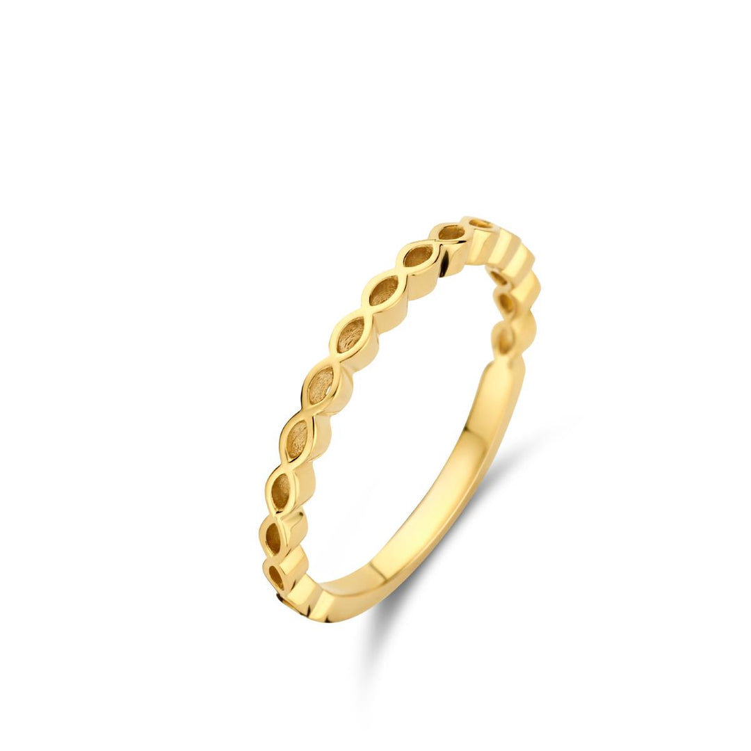 Ischia Basics ring in 18 Kt geel goud 065129