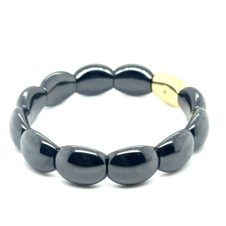 18 kt met ceramic bracelet Orotech BK8-608NY
