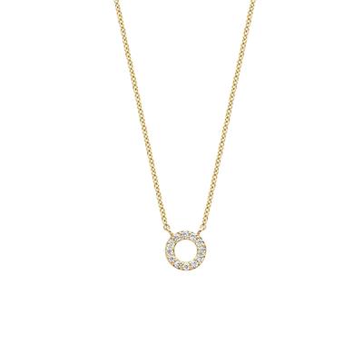 Collier 3125YZI - 14k Geelgoud met zirkonia