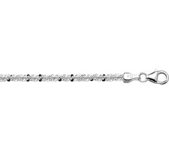 Zilveren collier 3,0 mm 45 cm