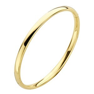 Fjory Gouden Bangle ronde buis 40-A305801 3 mm