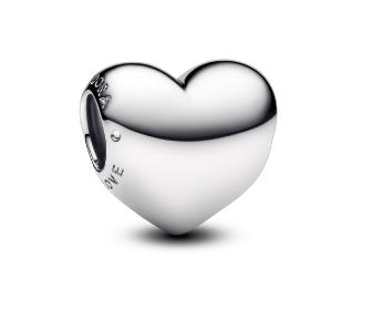 Pandora Moments 793439C00 bedel met hartje van zilver – graveerbaar