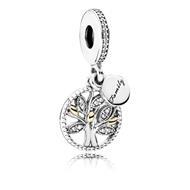 Sparkling Stamboom Hangende Bedel 791728CZ