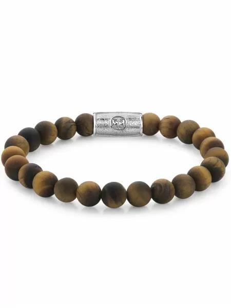 Rebel and Rose Mad Tiger Lilly RR-80023-S-M Armband 8mm Bruin 17,5cm