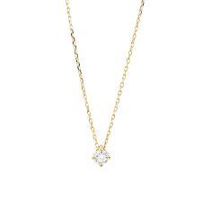 14 kt rose collier incl hanger 0.21ct G/Si P1172003