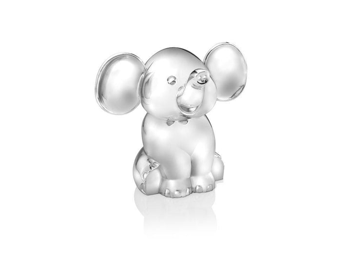 Spaarpot Zittende Olifant, zilver kleur 6035261