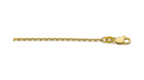 Zilver double kleurig 1.1 mm 41-45 cm collier